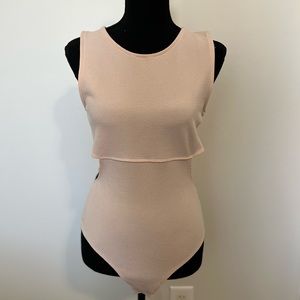 NWOT Peach Bodysuit